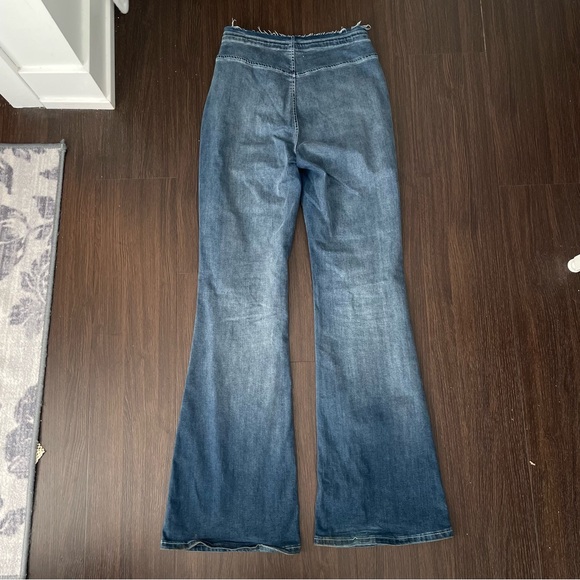 Urban Outfitters ruched flare jeans - Picture 3 of 4